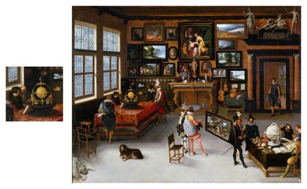 1650 omstreeks Adriaen van Stalbemt (Amberes, 1580 – 1662) Las Ciencias y las Artes.jpg